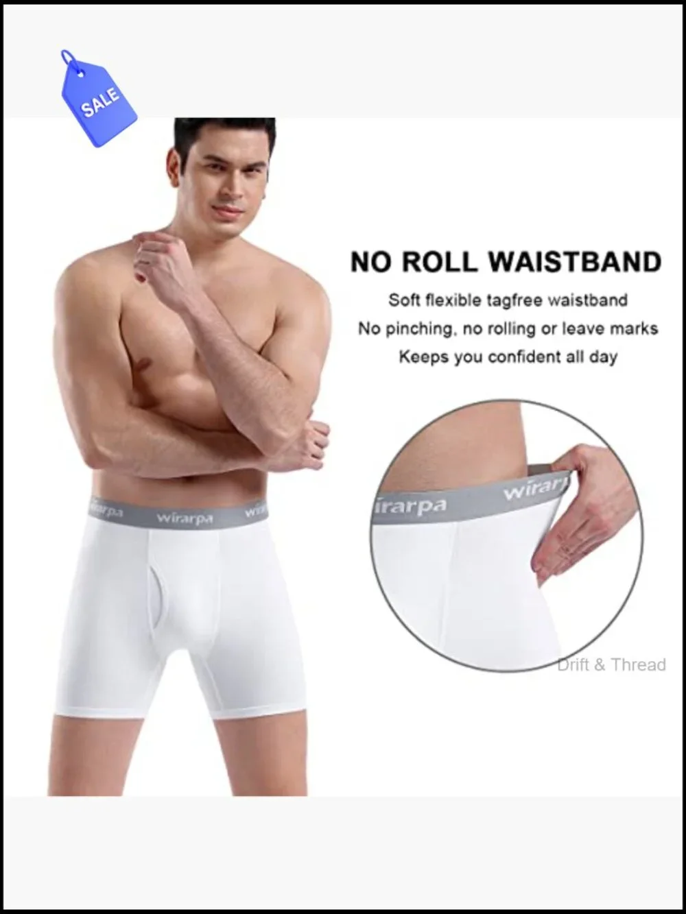 Men's Boxer Briefs Cotton Stretch Underwear Open Fly Tagless 4 Pack XL